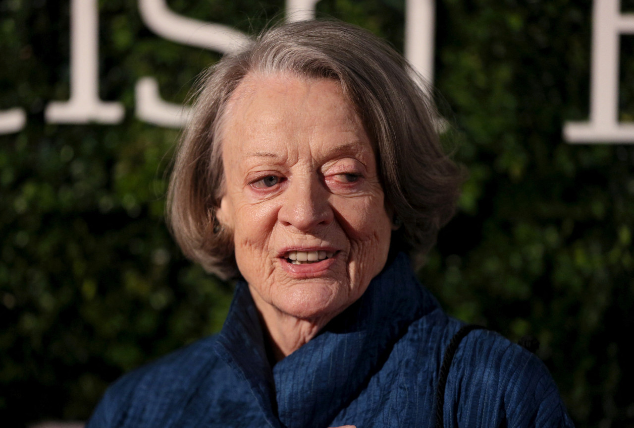 Maggie Smith, actriz de Harry Potter. Foto: Reuters.