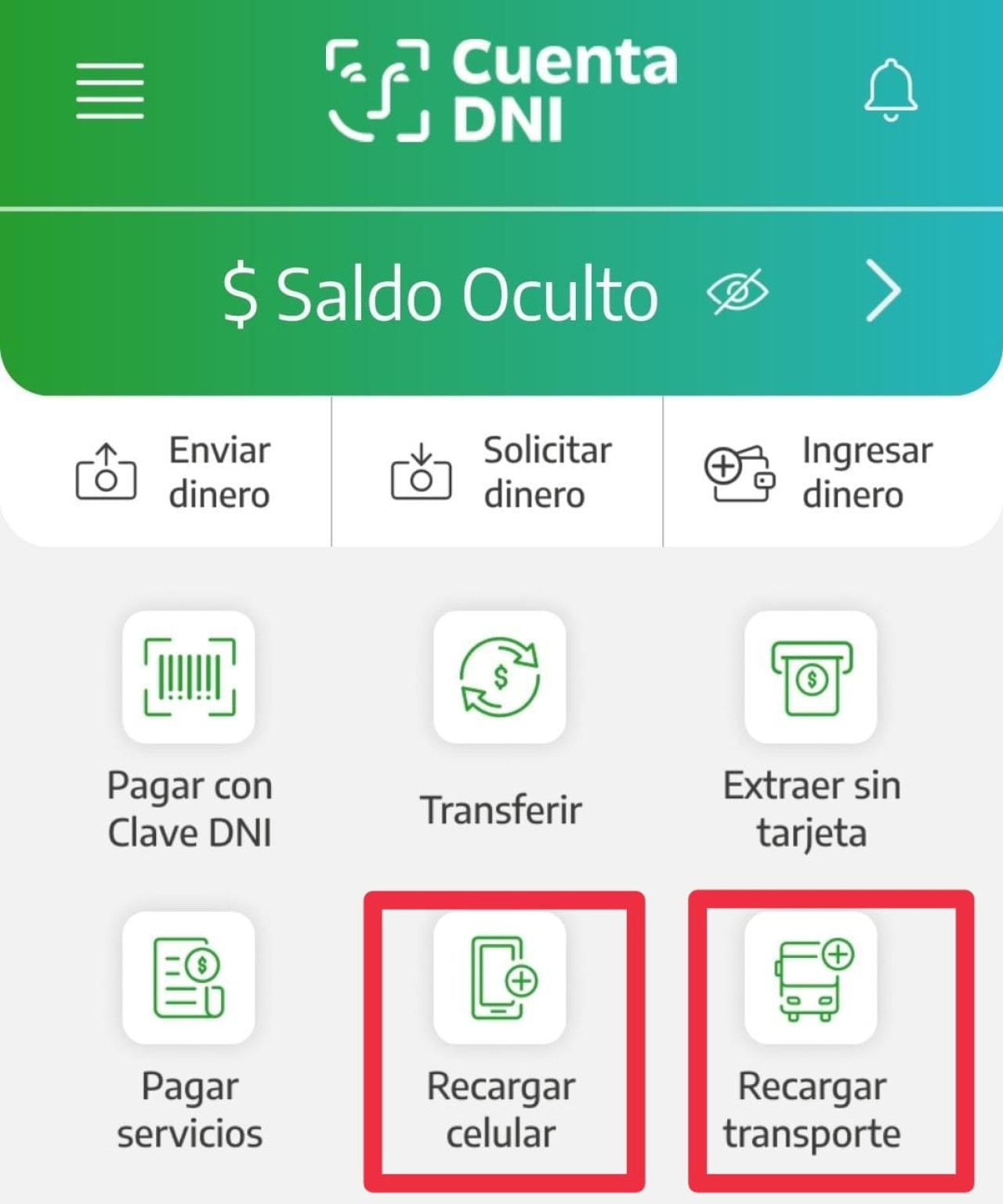 Promociones en Cuenta DNI. Foto: App Cuenta DNI.