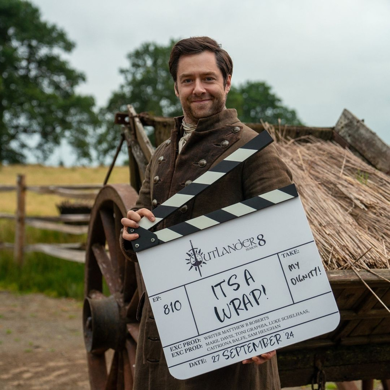 Terminaron de grabar Outlander. Foto Instagram @outlander_starz