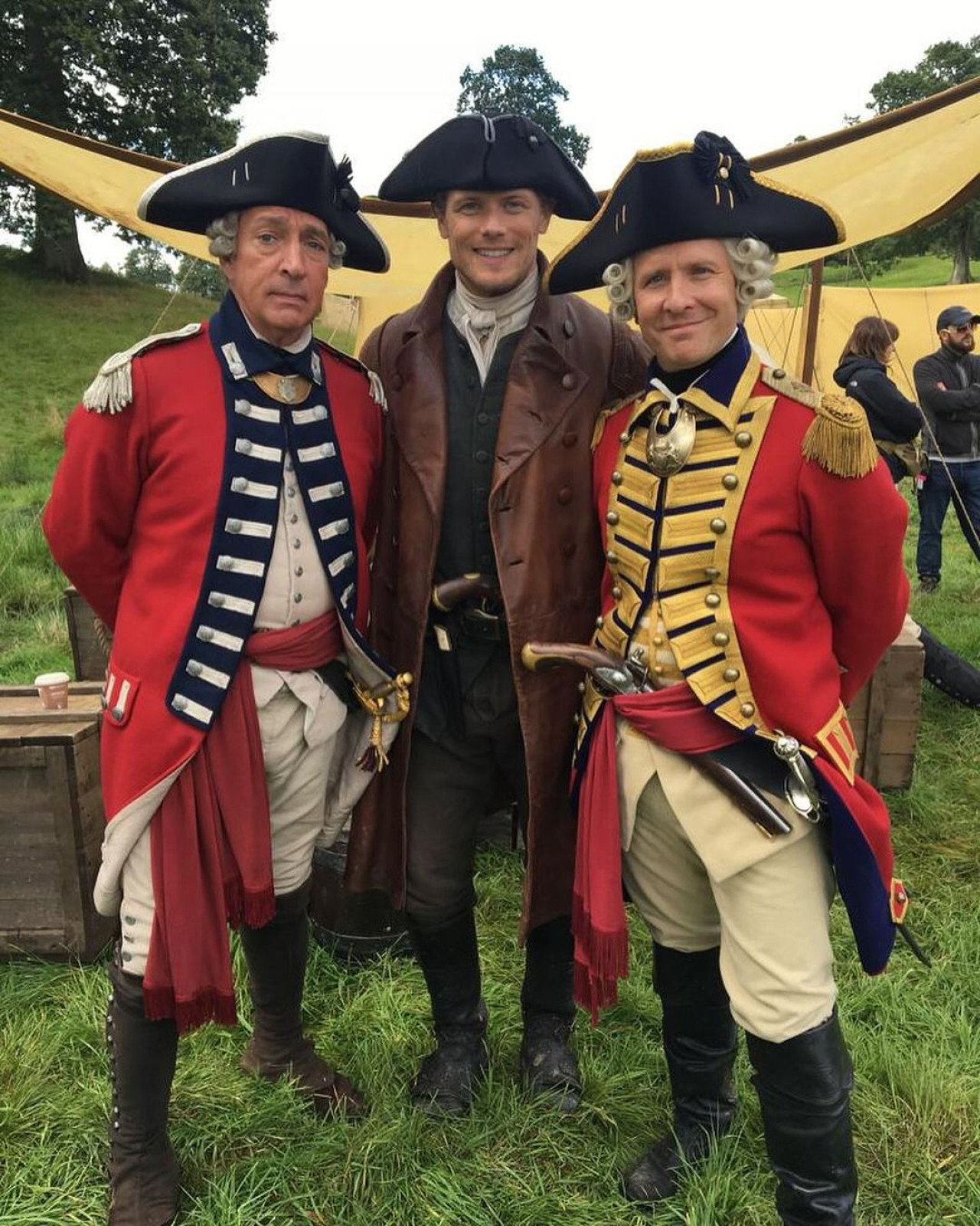 Terminaron de grabar Outlander. Foto Instagram @samheughan