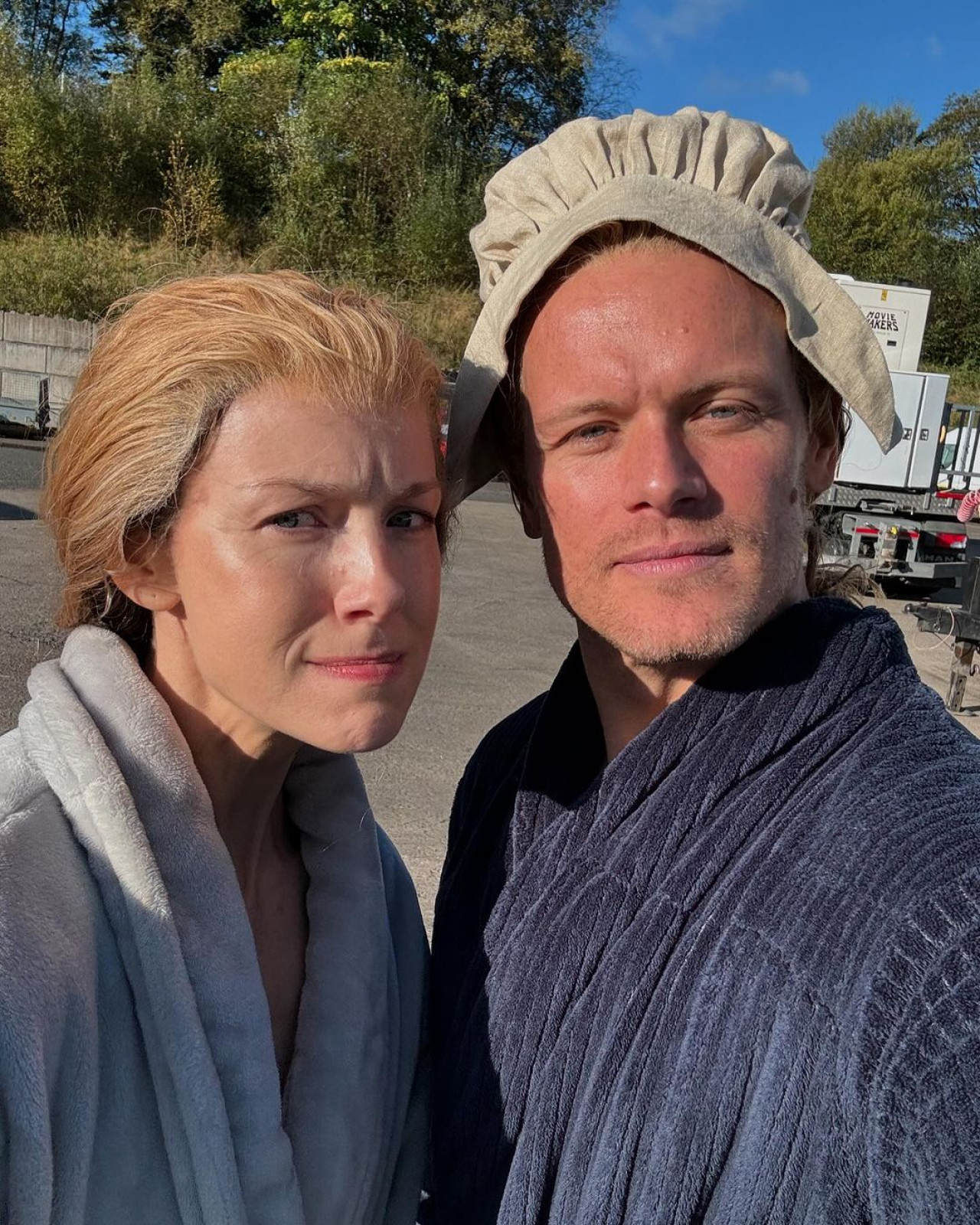 Terminaron de grabar Outlander. Foto Instagram @samheughan