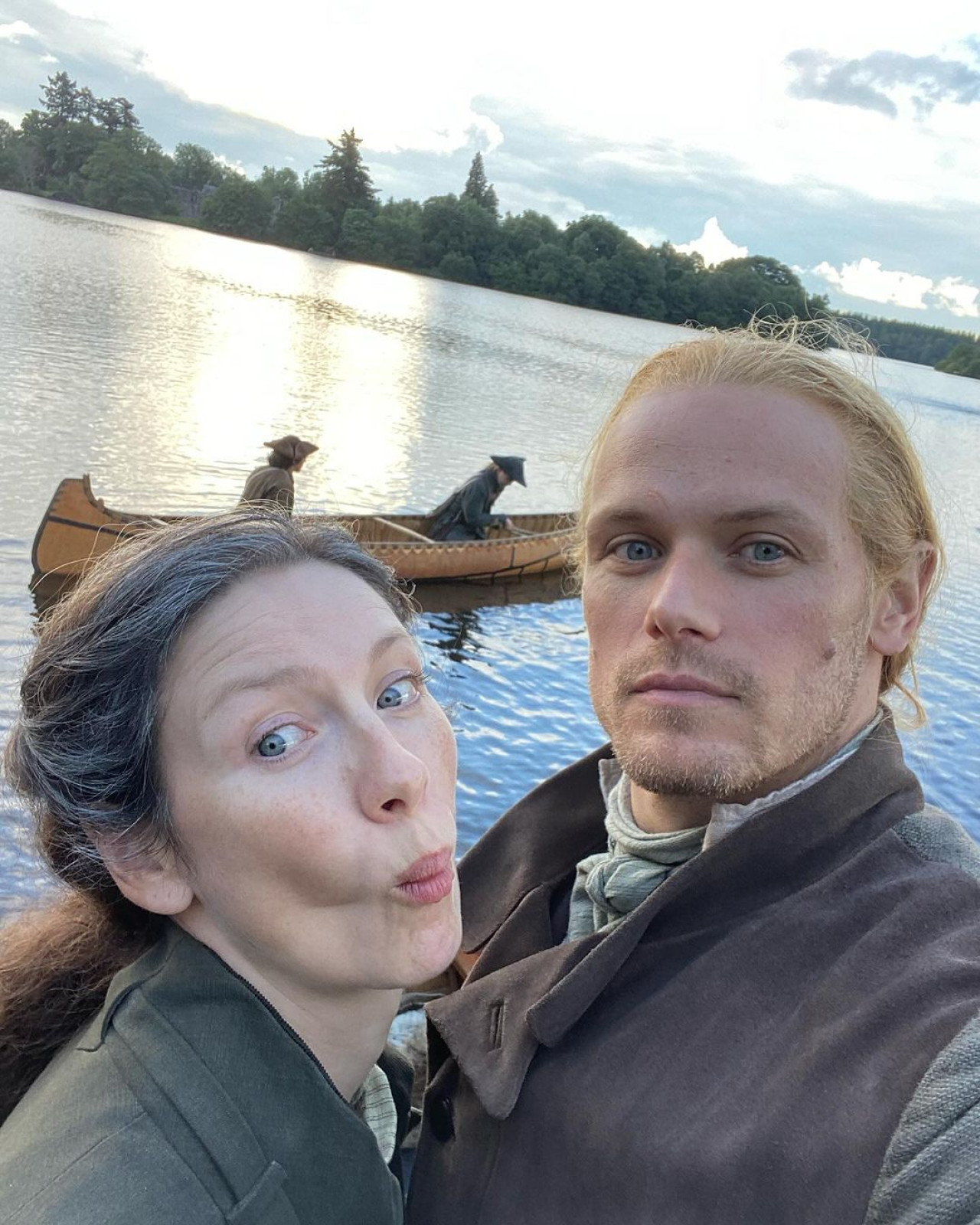 Terminaron de grabar Outlander. Foto Instagram @samheughan