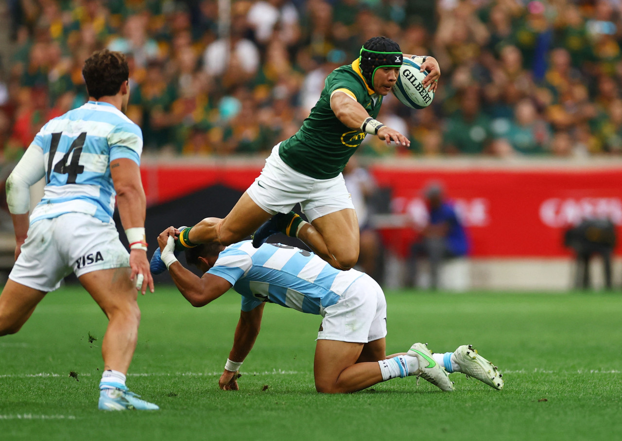 Rugby Championship, Sudáfrica vs. Los Pumas. Foto: REUTERS.