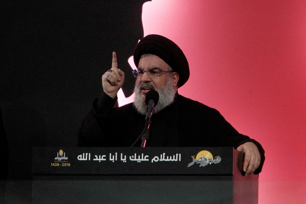 Hasán Nasrala, líder de Hezbollah asesinado por Israel. Foto: Reuters.