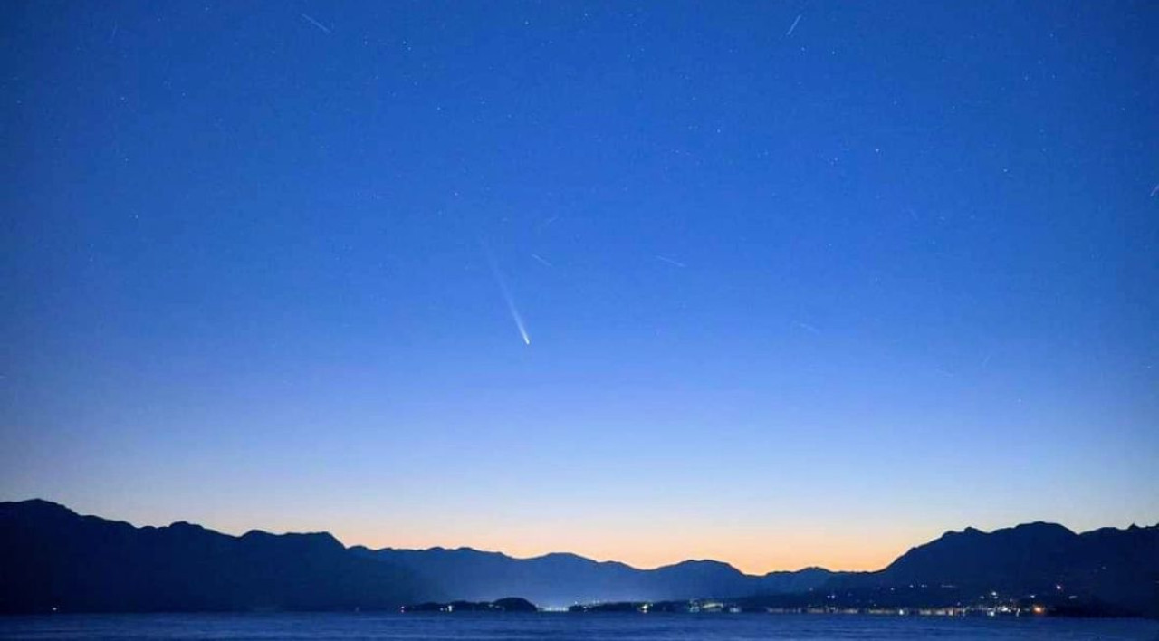 Cometa del Siglo. Foto: X