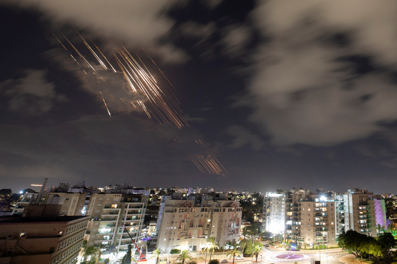 Ataque de Irán sobre Israel. Foto: REUTERS.