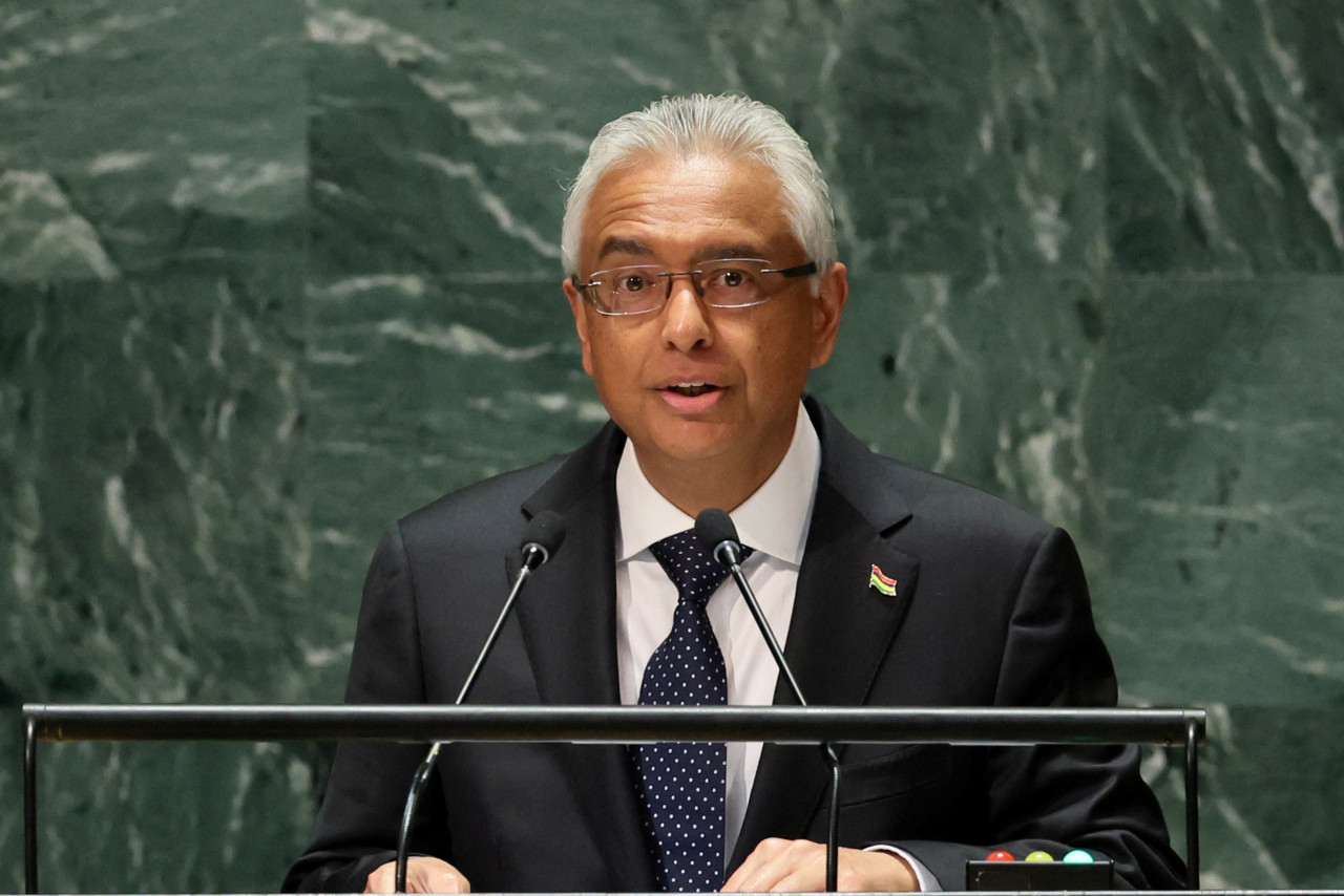 Praving Kumar Jugnauth, primer ministro de Mauricio. Foto: Reuters.