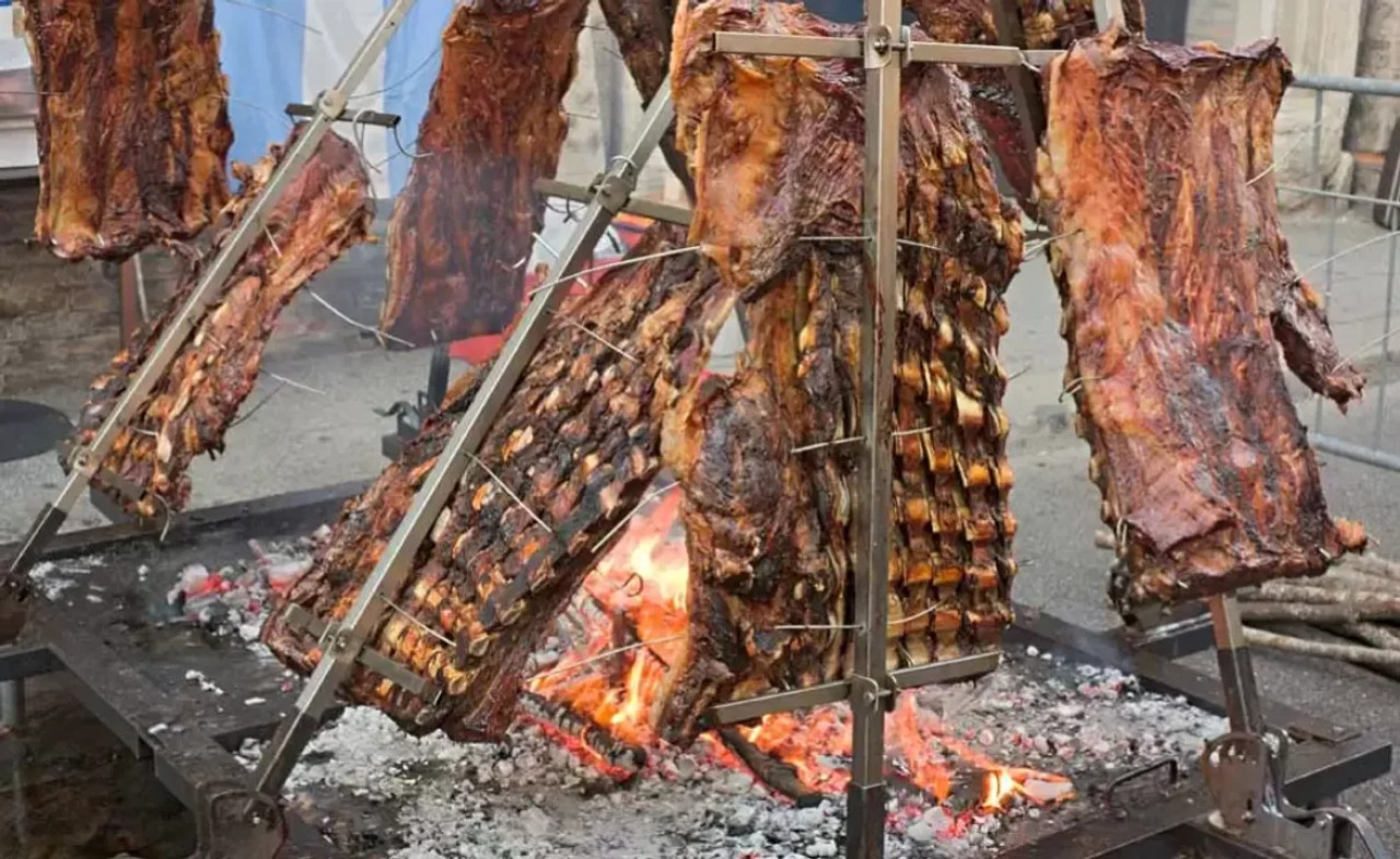 Festival del asado en Tafí del Valle. Foto NA.