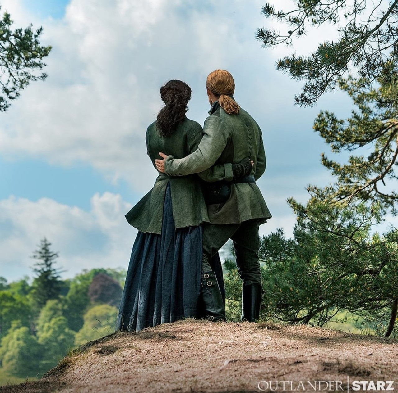 Caitriona Balfe y Sam Heughan. Foto: Instagram / caitrionabalfe.