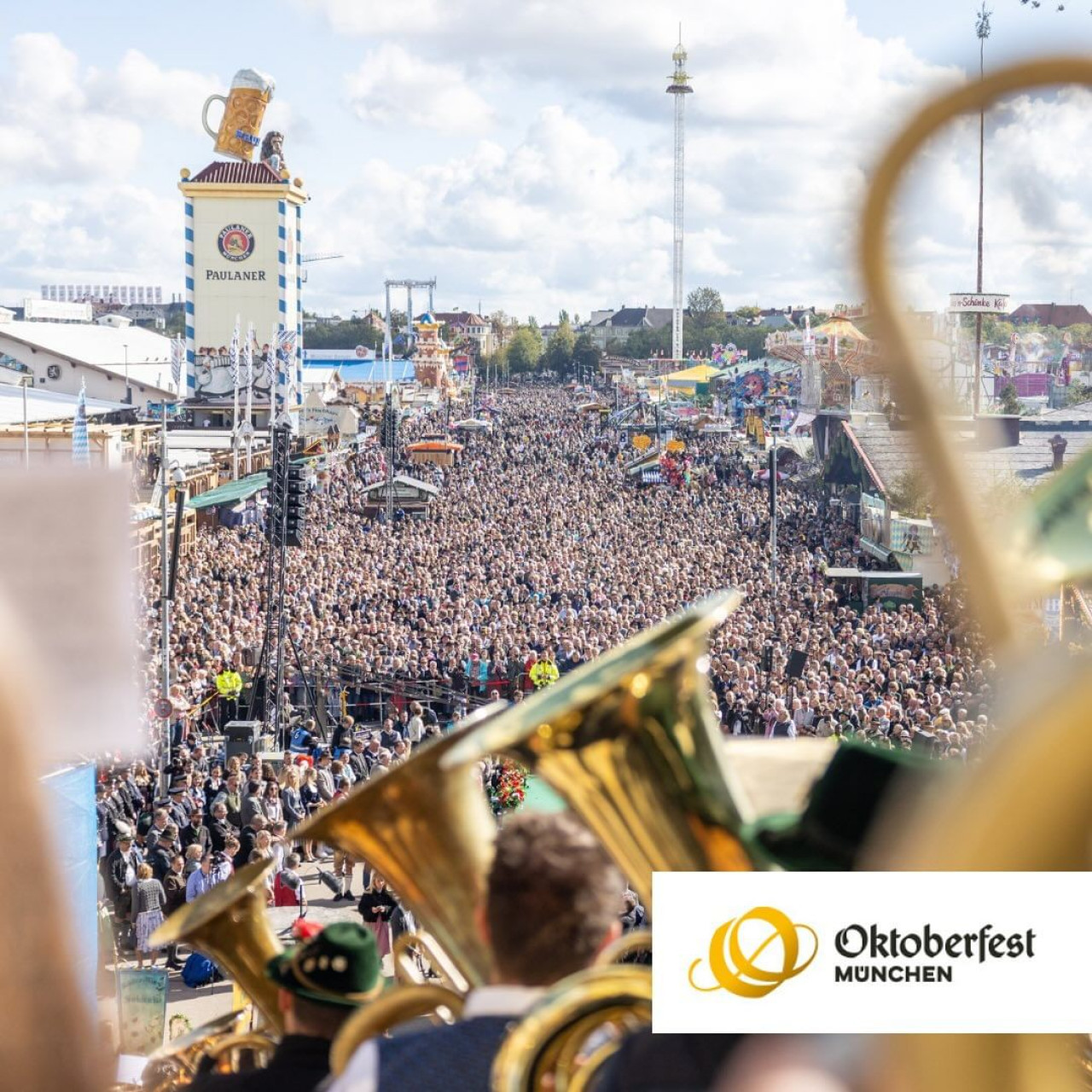 Oktoberfest en Munich. Foto Instagram @oktoberfest