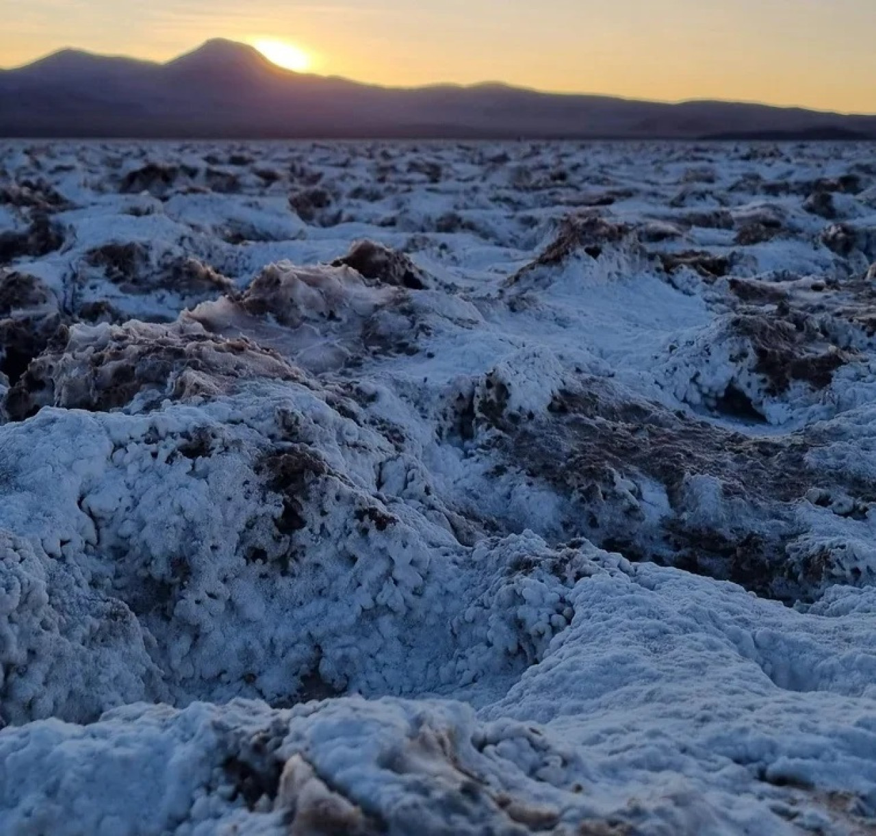 Salar de Arizaro en Salta. Foto: NA.