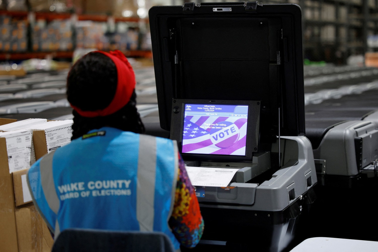 Preparativos para las elecciones en Estados Unidos. Foto: Reuters