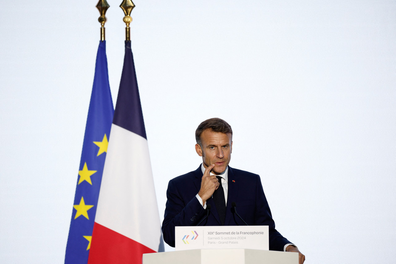 Emmanuel Macron, presidente de Francia. Foto: Reuters