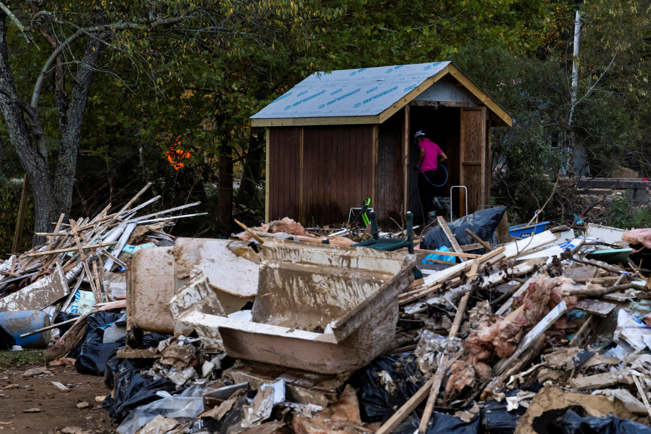 Huracán Helene. Foto: Reuters.