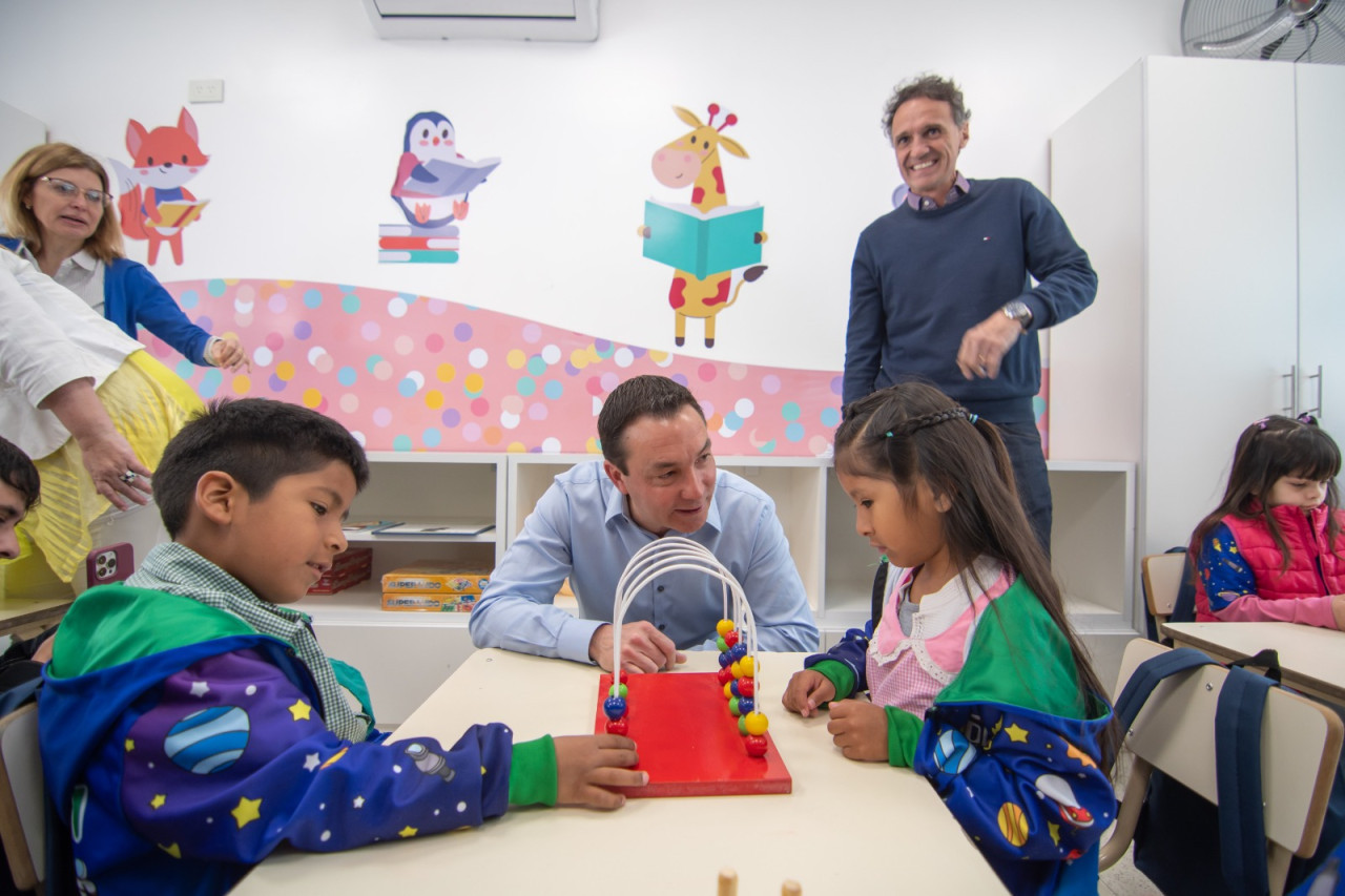 La inauguración del nuevo edificio del Centro de Desarrollo Infantil “Rayito del Sol”.