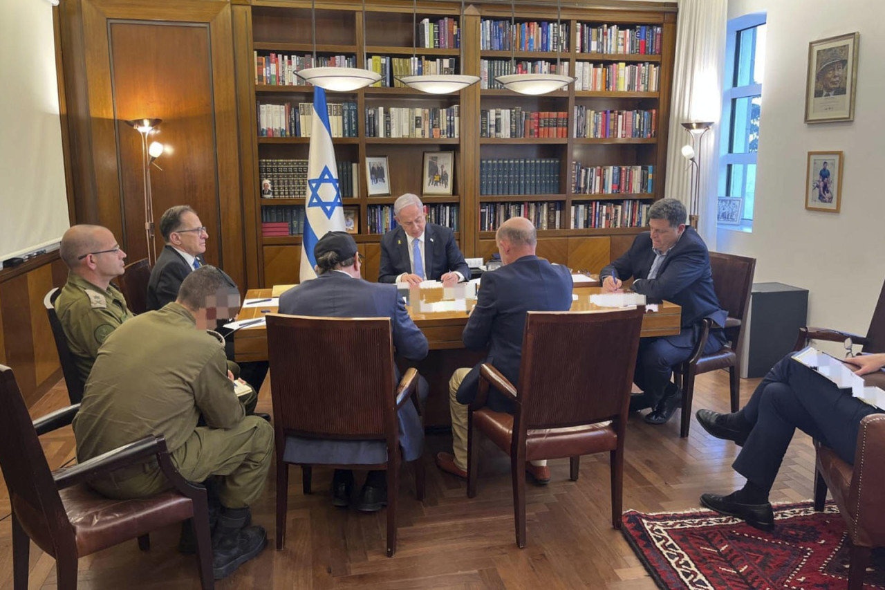 Comunicación entre Benjamin Netanyahu y Joe Biden. Foto: EFE.