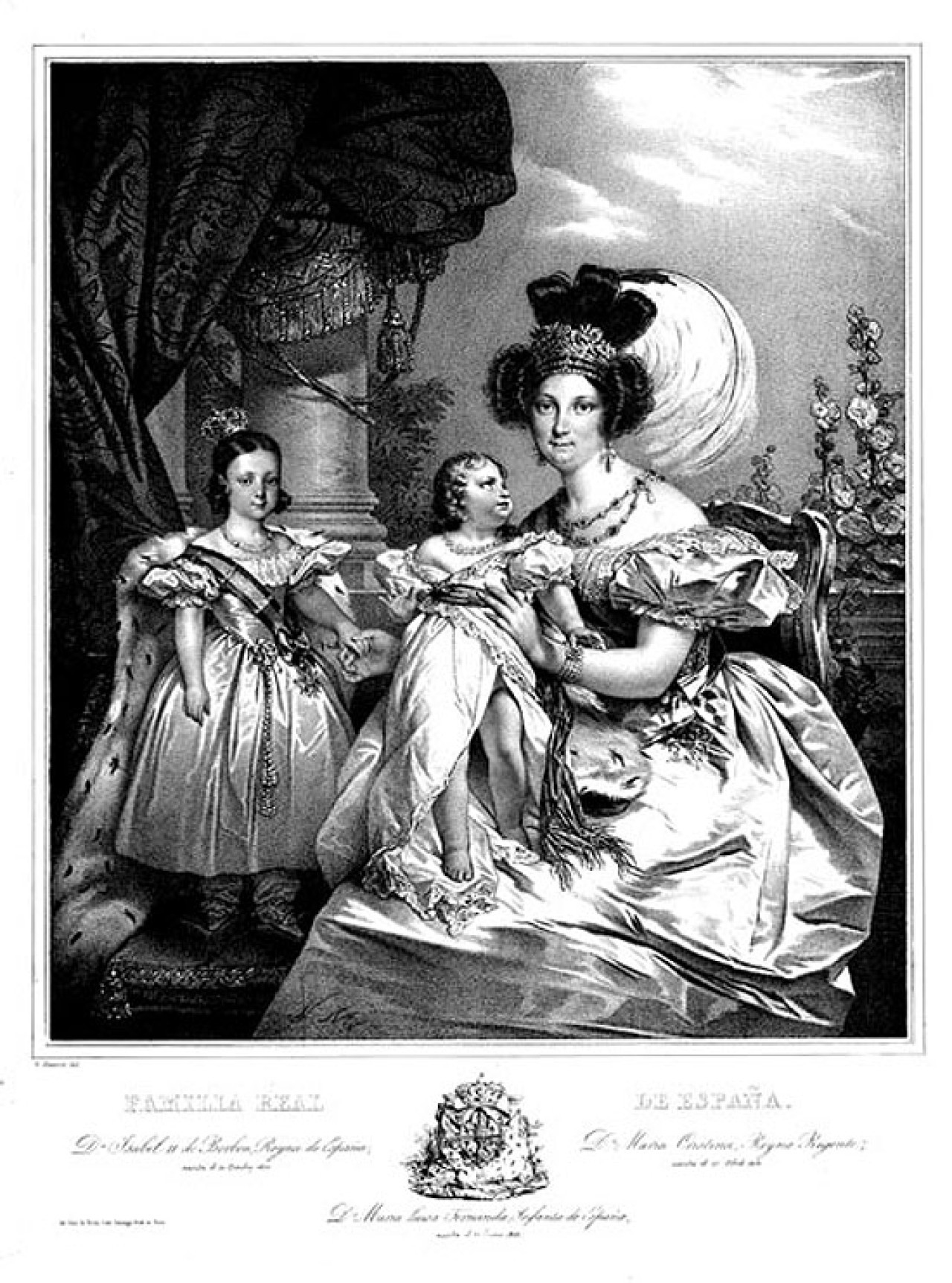 Isabel II de España. Foto: Canal 26 / Biblioteca Virtual Miguel de Cervantes.