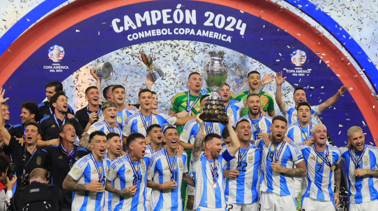 Argentina campeón de la Copa América 2024. Foto: EFE