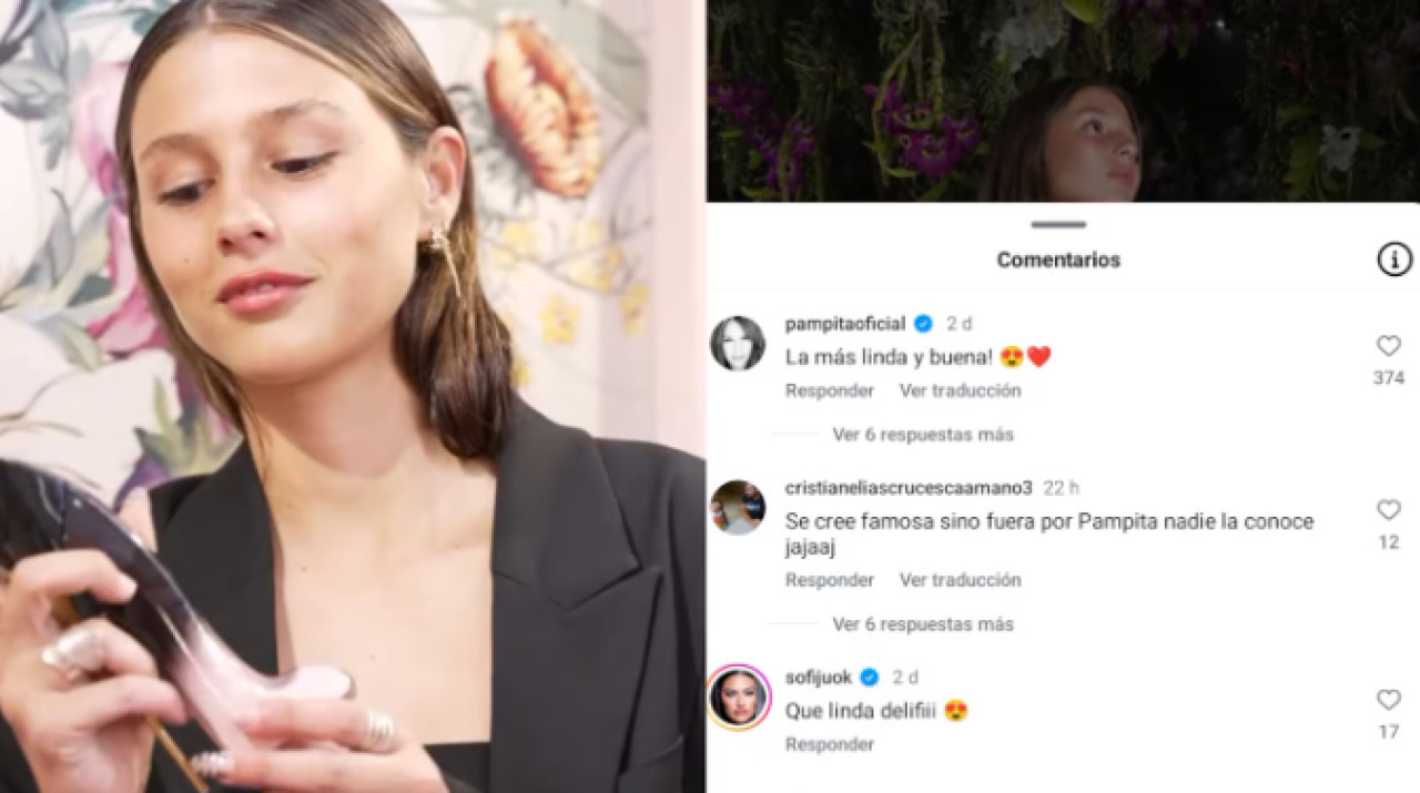 Pampita le dedicó un mensaje a la hija de Roberto García Moritán. Foto: Instagram.