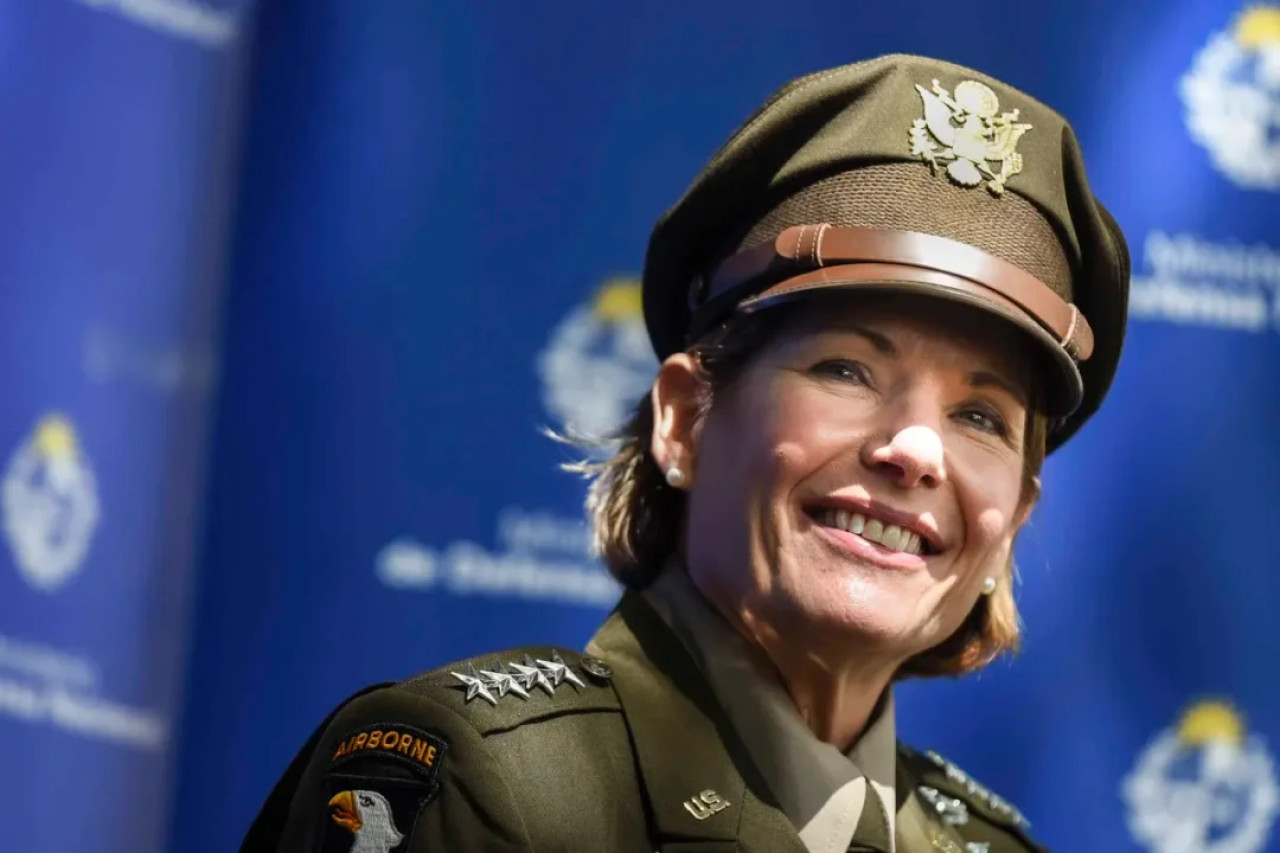 Laura Richardson, comandante del Comando Sur de Estados Unidos. Foto: NA.