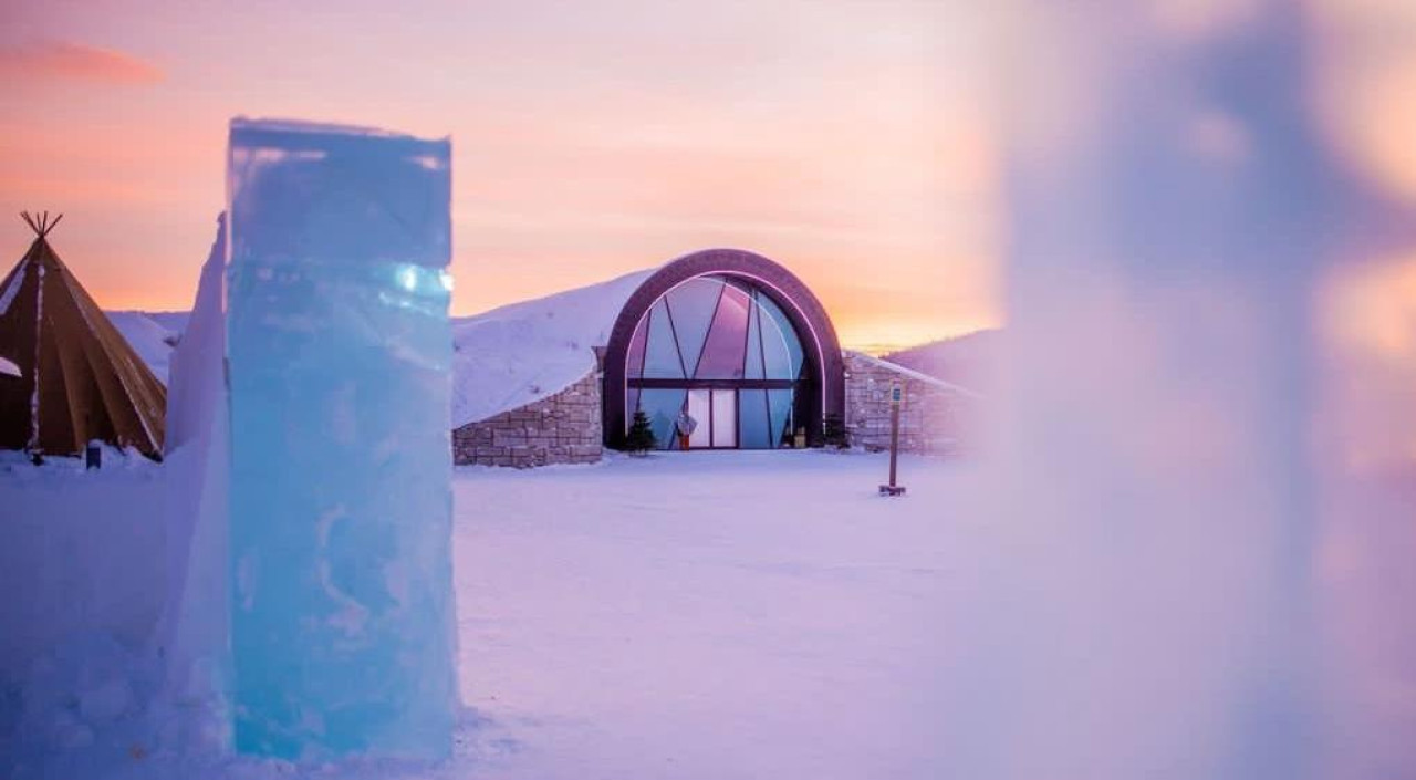 Hotel de hielo. Foto: @icehotelsweden