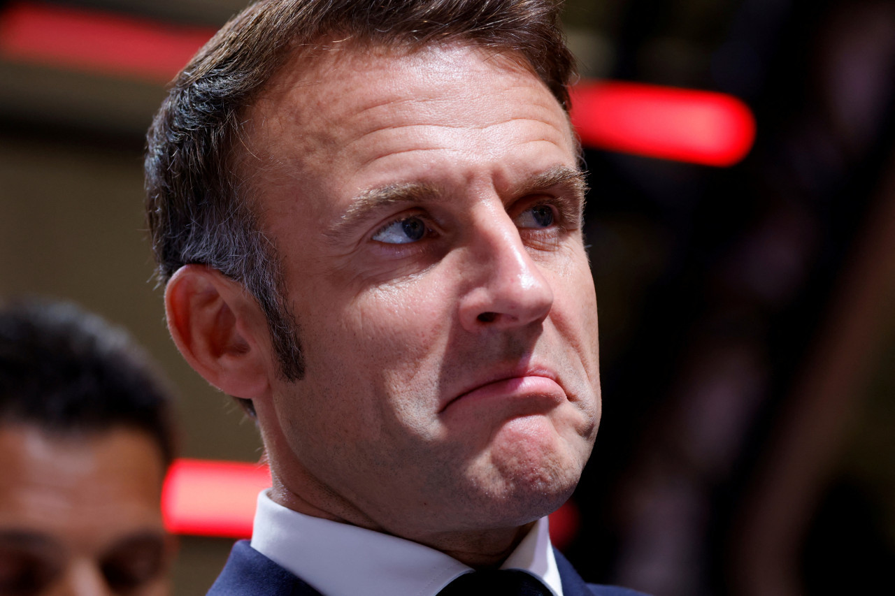 El presidente de Francia, Emmanuel Macron. Foto: Reuters.