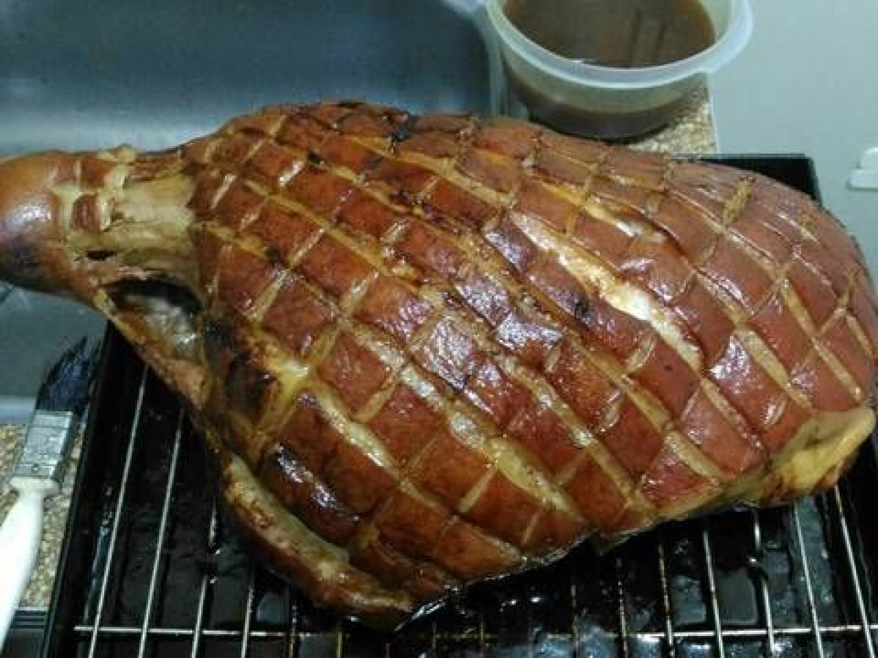 Pernil de cerdo. Foto: Pinterest.