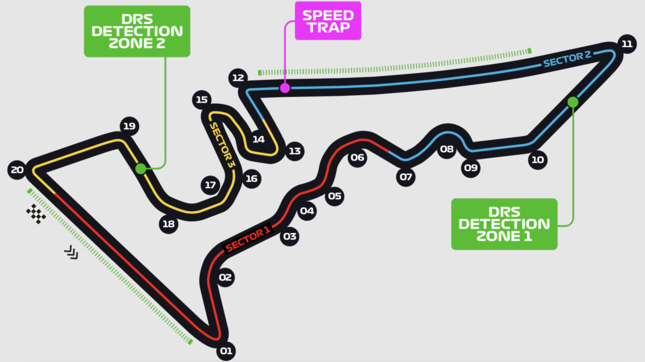 El Circuito de Las Américas, en Estados Unidos. Foto: F1.