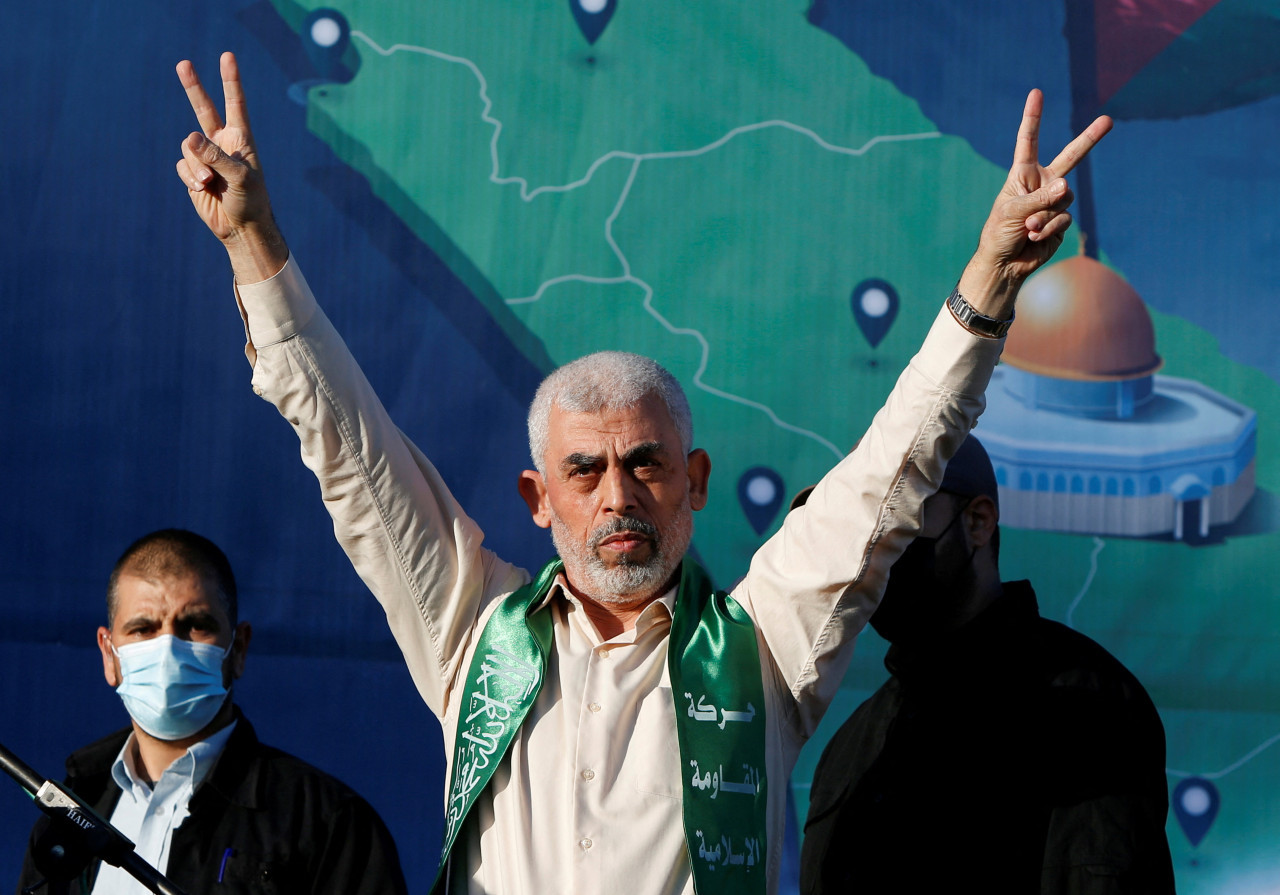 Yahya Sinwar, líder de Hamás. Foto: Reuters.