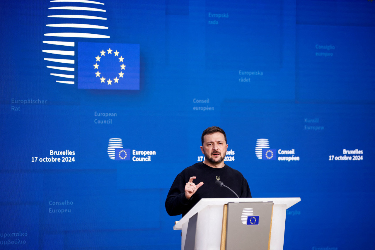 Volodimir Zelenski, presidente de Ucrania. Foto: Reuters.