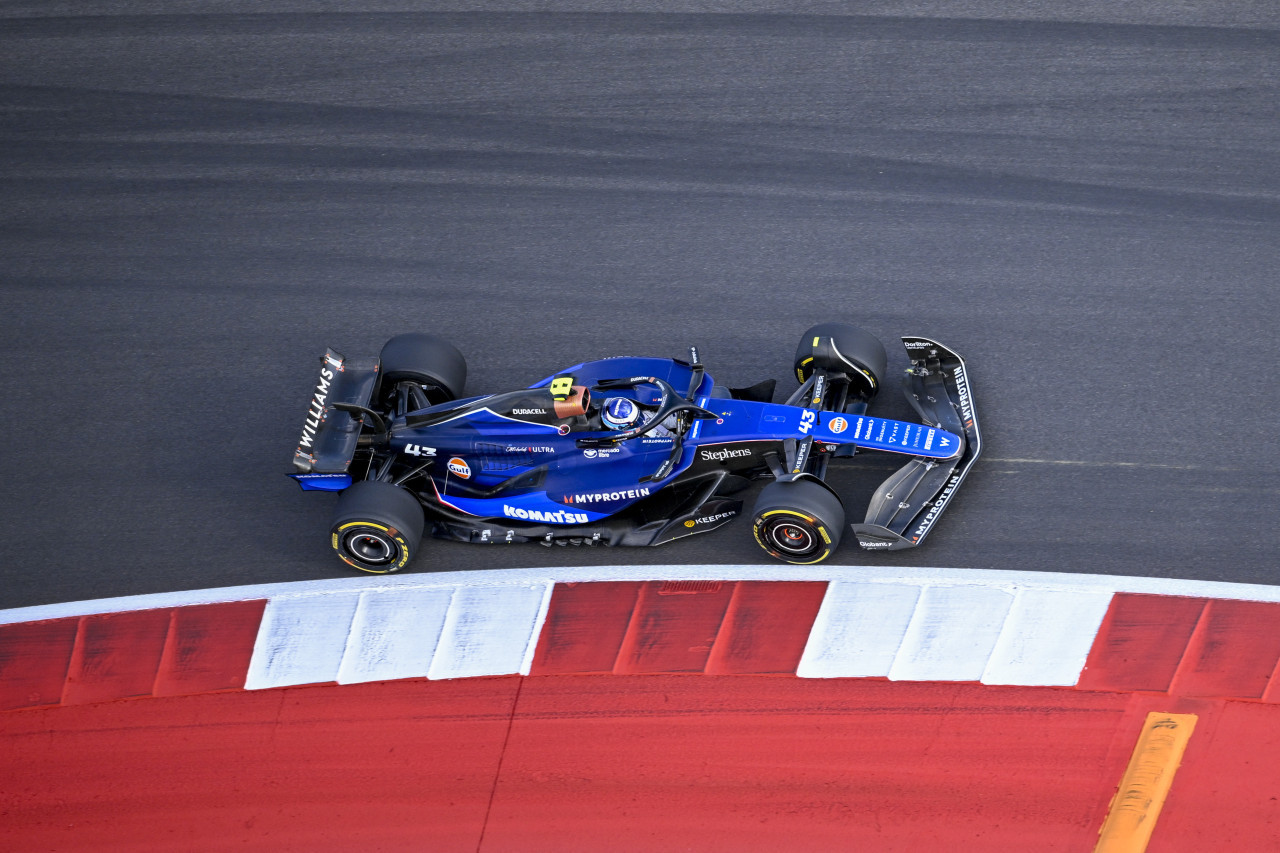 Franco Colapinto en el Gran Premio de Estados Unidos. Foto: Reuters