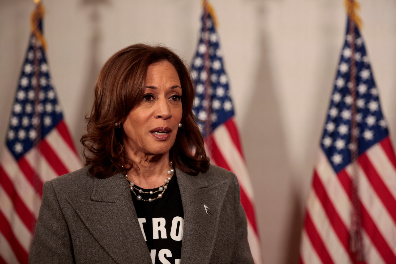 Kamala Harris, vicepresidenta de Estados Unidos. Foto: Reuters.