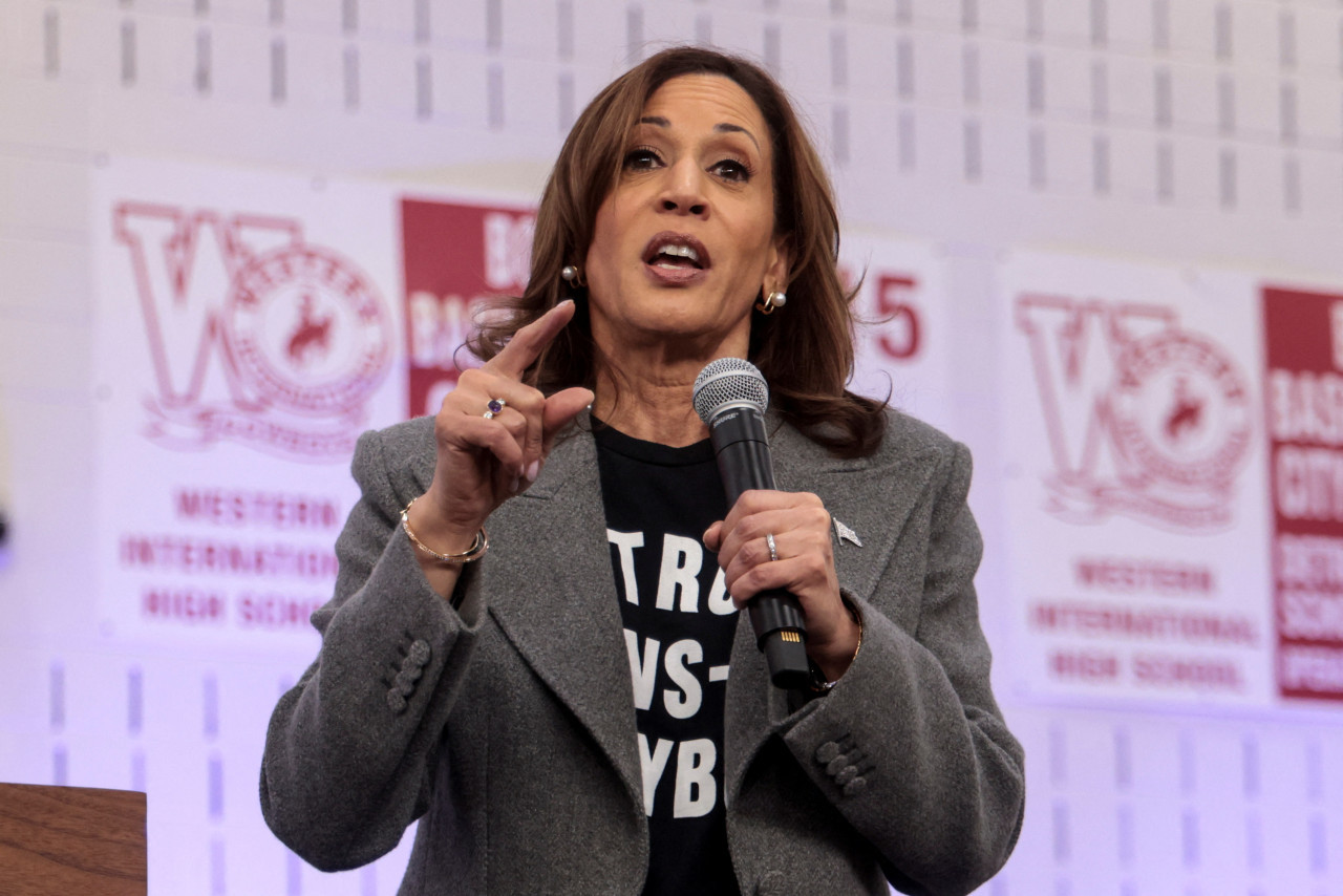 Kamala Harris, vicepresidenta de Estados Unidos. Foto: Reuters.