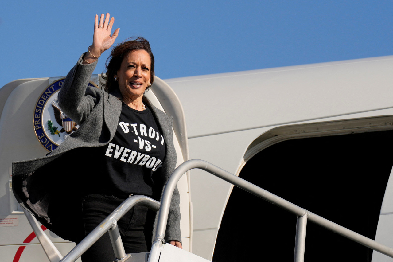 Kamala Harris, vicepresidenta de Estados Unidos. Foto: Reuters.