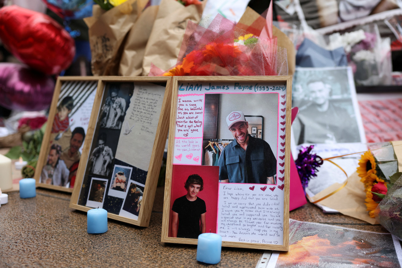 Fans de One Direction homenajean a Liam Payne en el londinense Hyde Park. Foto: Reuters.