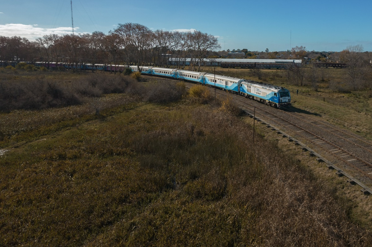 Trenes de larga distancia. Foto: X @TrenesArg.