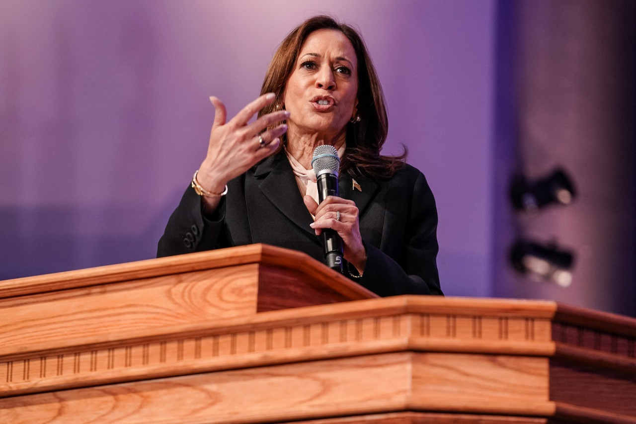 Kamala Harris, vicepresidente de Estados Unidos. Foto: Reuters.