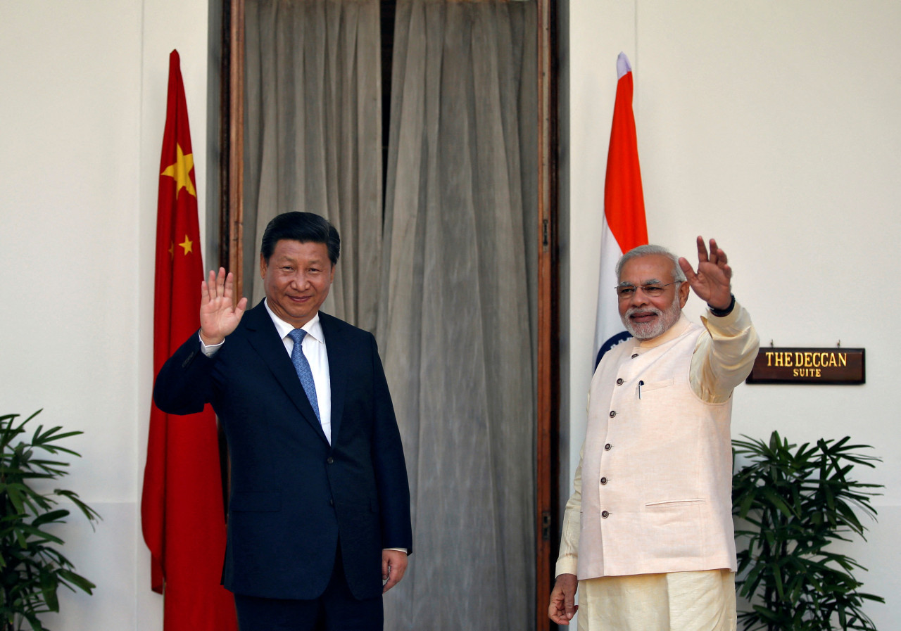 Narendra Modi y Xi Jinping. Foto: Reuters.