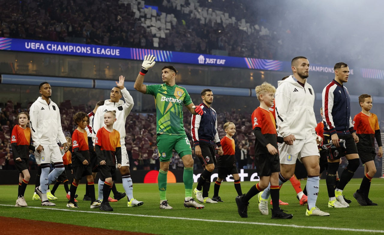 Emiliano "Dibu" Martínez; Aston Villa. Foto: Reuters.