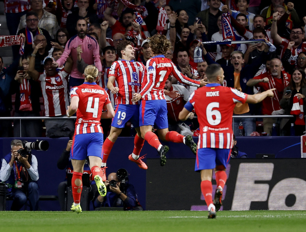 Champions League, Atlético Madrid vs. Lille. Foto: REUTERS.