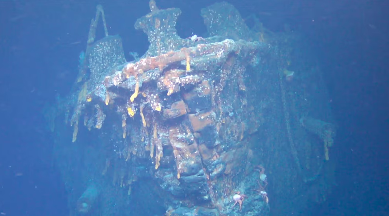 El naufragio hallado en Quintana Roo, México. Foto: Maritime Heritage Trust.