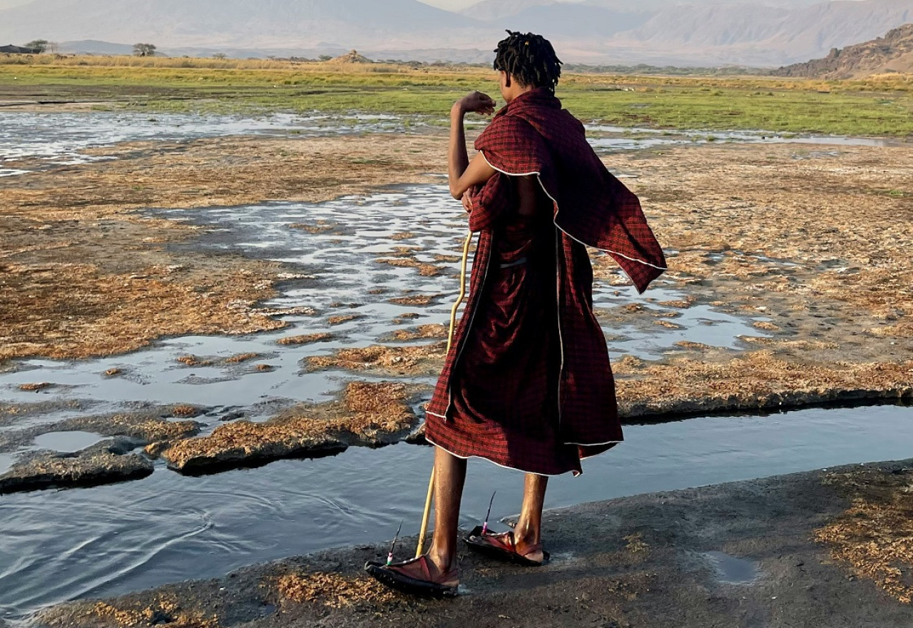 Lago Natrón, Tanzania. Foto: Unsplash.