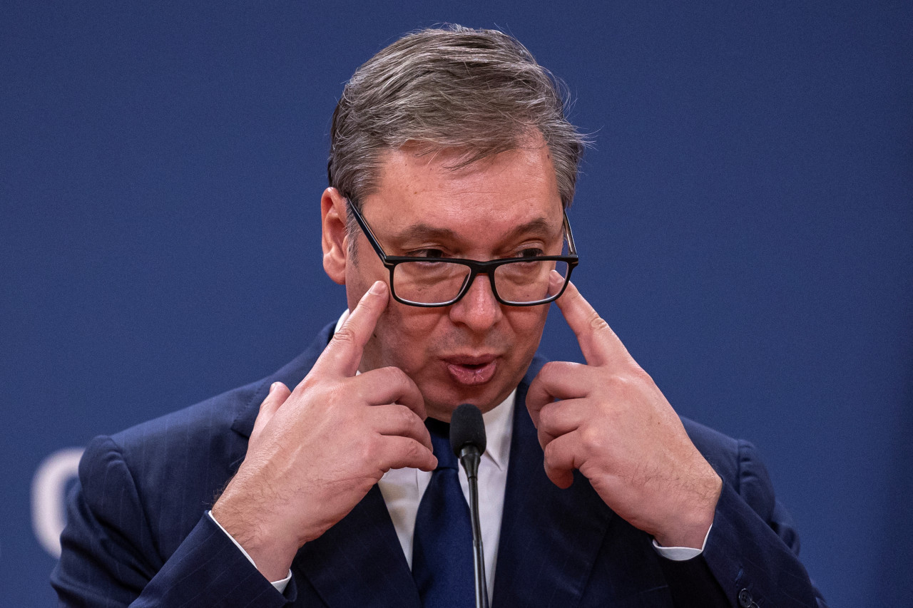 Aleksandar Vucic, presidente de Serbia. Foto: Reuters.