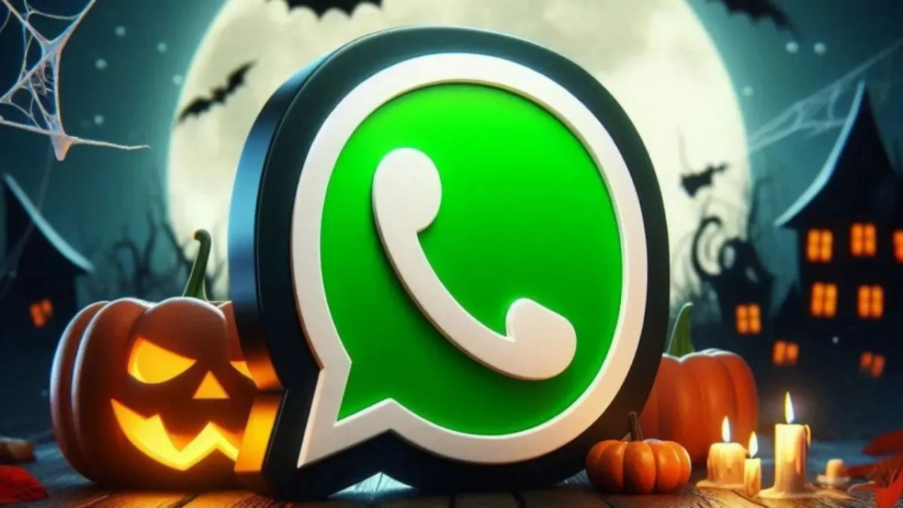 WhatsApp modo Halloween. Foto: IA