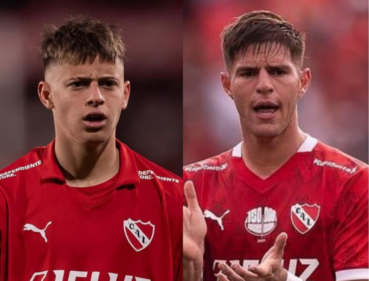 Marco Pellegrino y Diego Tarzia, Independiente. Fotos: Instagram