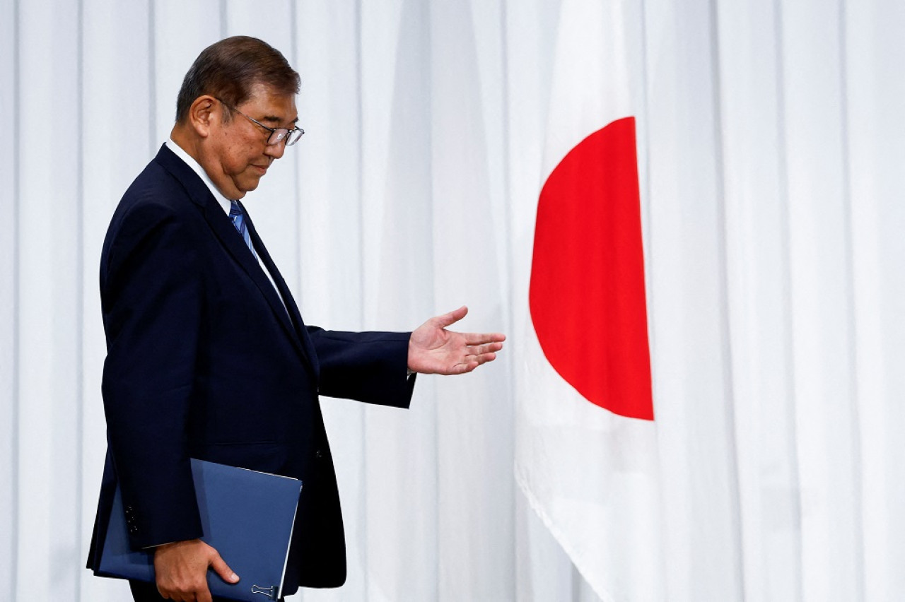 El primer ministro japonés y líder del gobernante Partido Liberal Democrático (PLD), Shigeru Ishiba. Foto: Reuters.