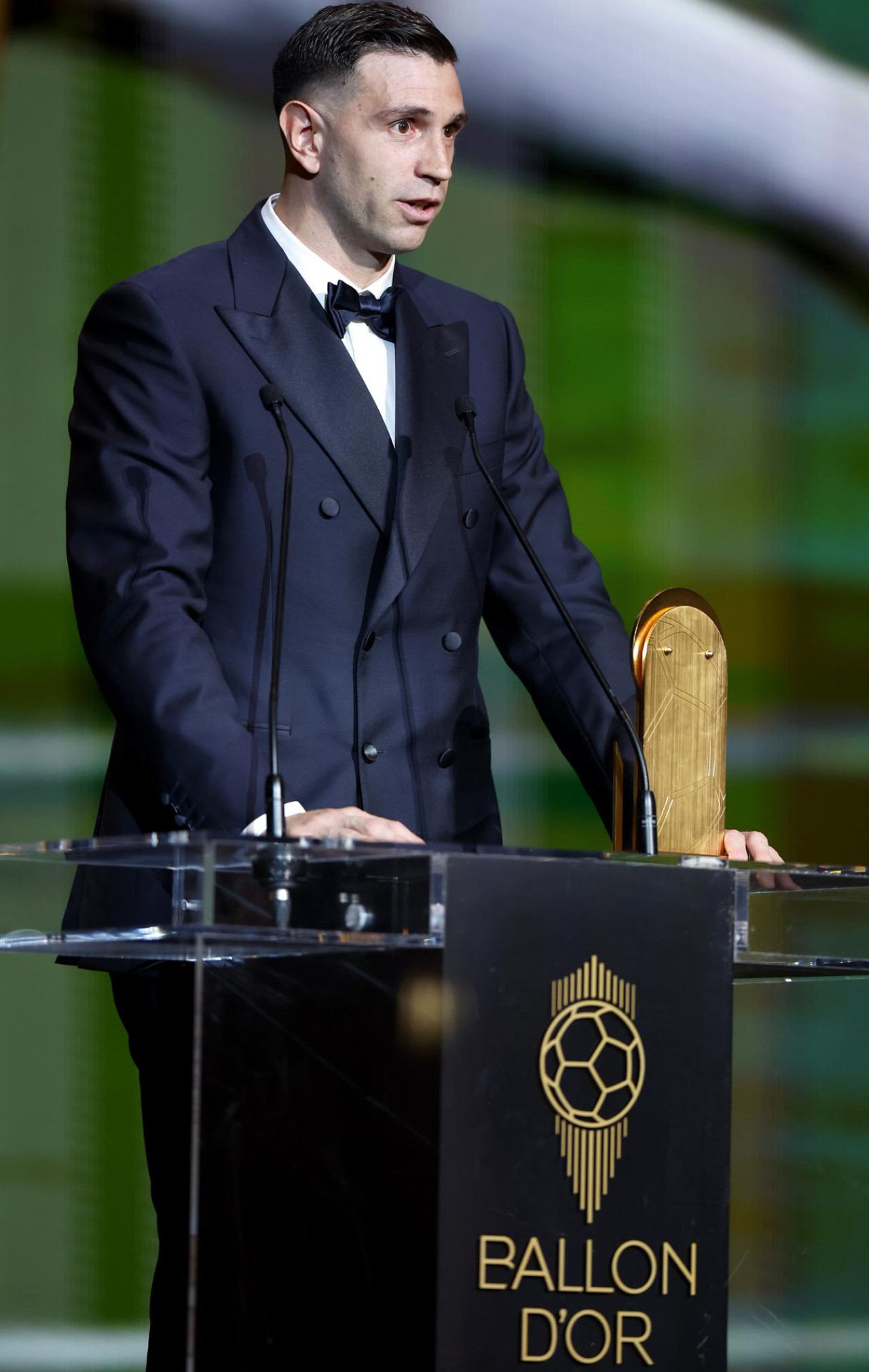 Dibu Martínez, ganador al Premio Lev Yashin 2024. Foto: EFE.