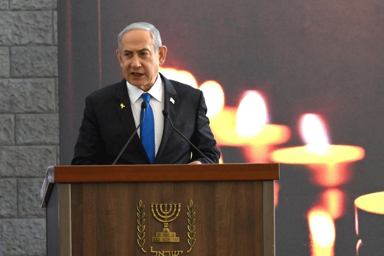 Benjamín Netanyahu, primer ministro de Israel. Foto: Reuters.