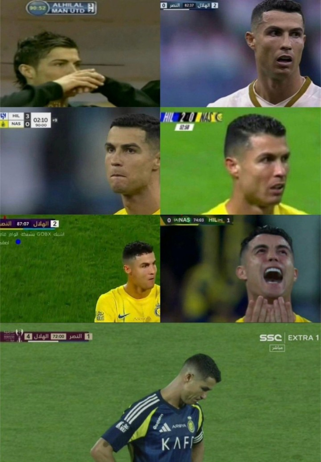 Los mejores memes tras el penal fallido de Cristiano Ronaldo. Foto: captura.