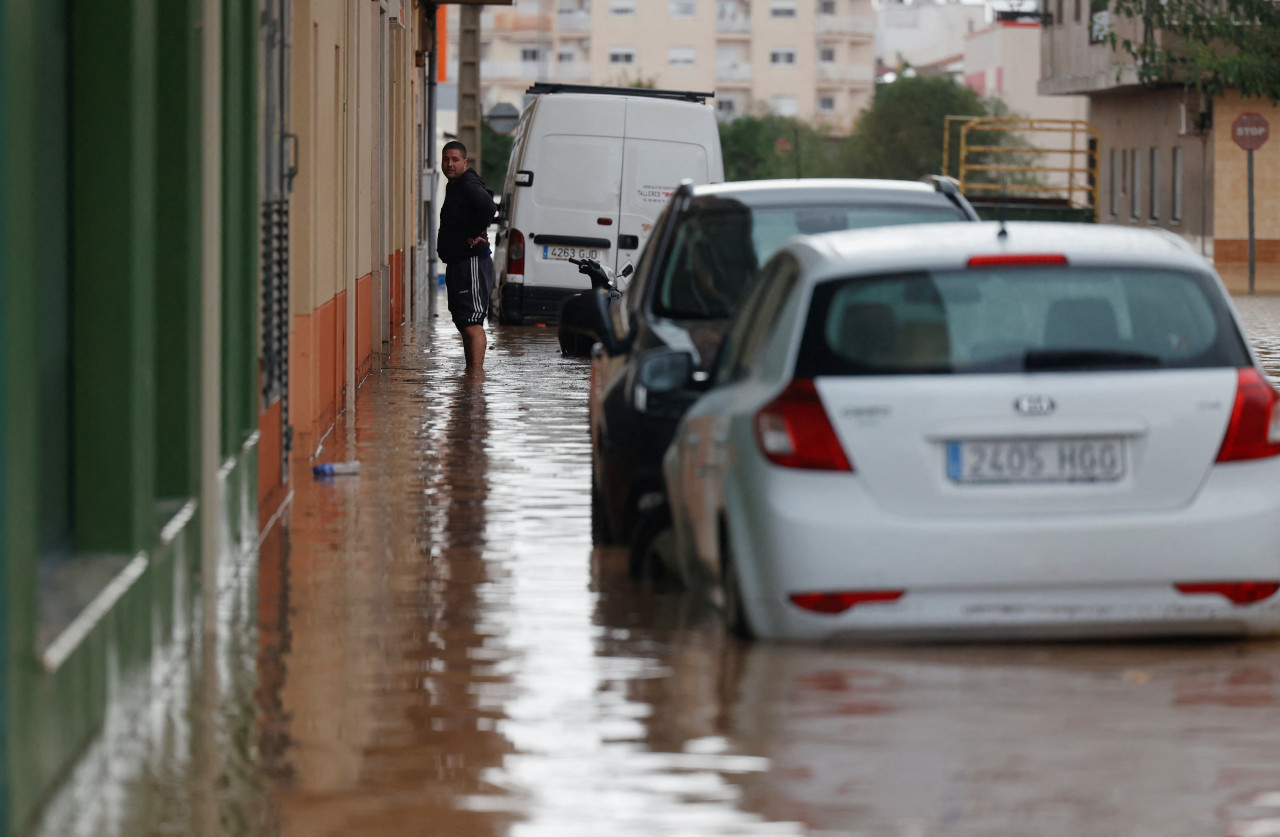 Inundaciones en Valencia, España. Foto: Reuters.